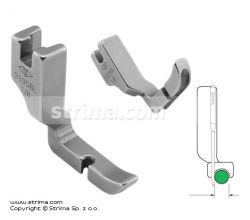 Pol pätka na našívanie kedru pre šijacie stroje, ľavá 3.2mm P301C1/8 [31358L 1/8]